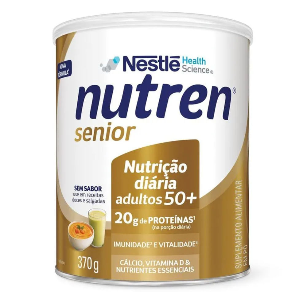 Nutren Senior Nestlé Sem Sabor 370g